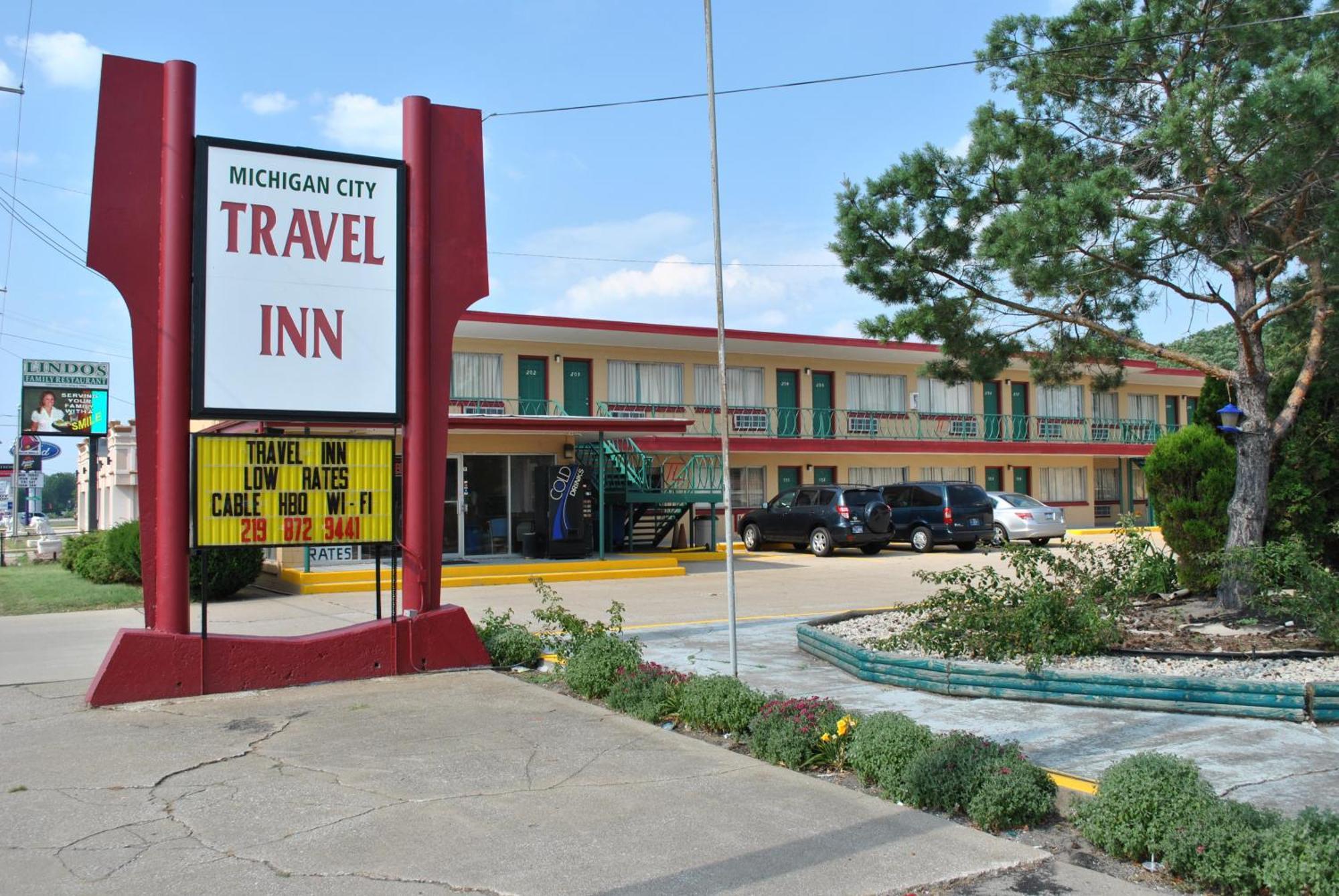 Travel Inn Motel Michigan City Exterior foto